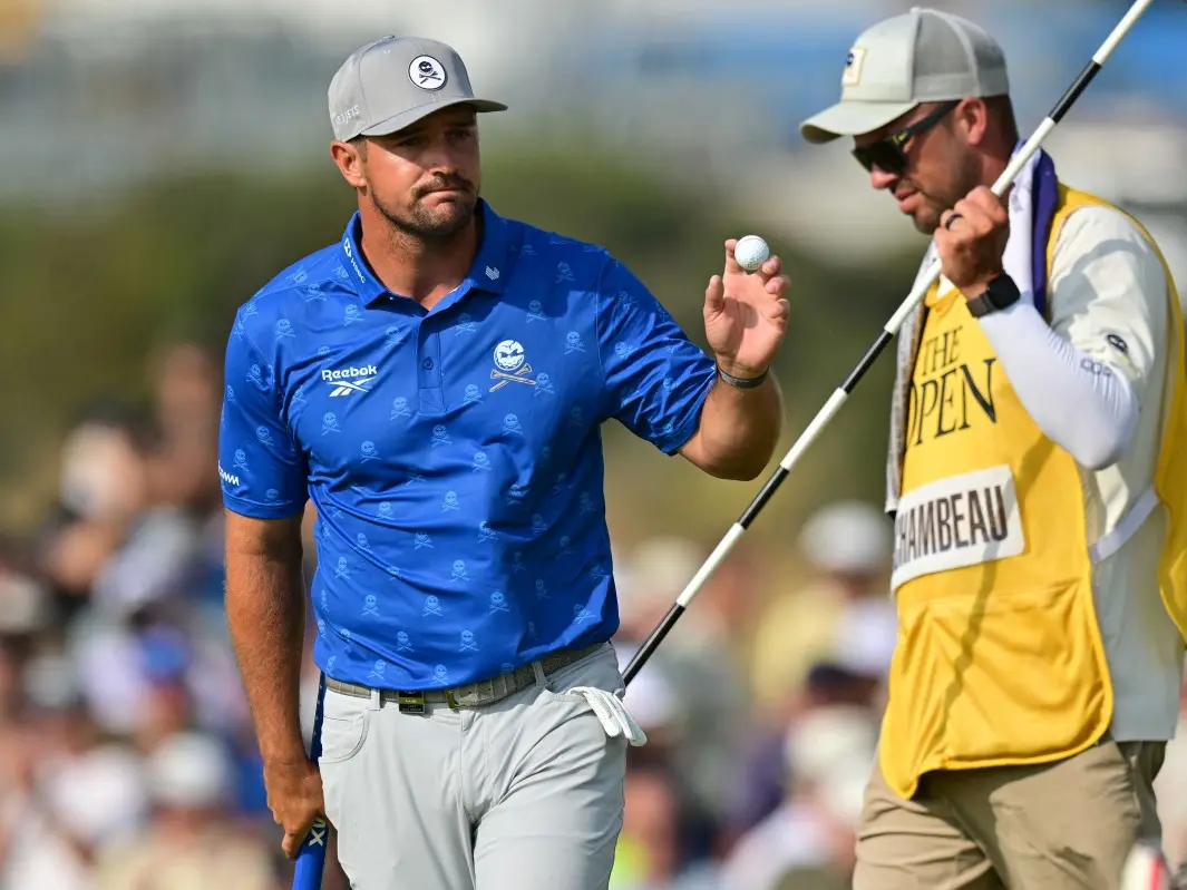 The Open: DeChambeau penalised two strokes as Herbert storms into lead The Open: DeChambeau penalised two strokes as Herbert storms into lead