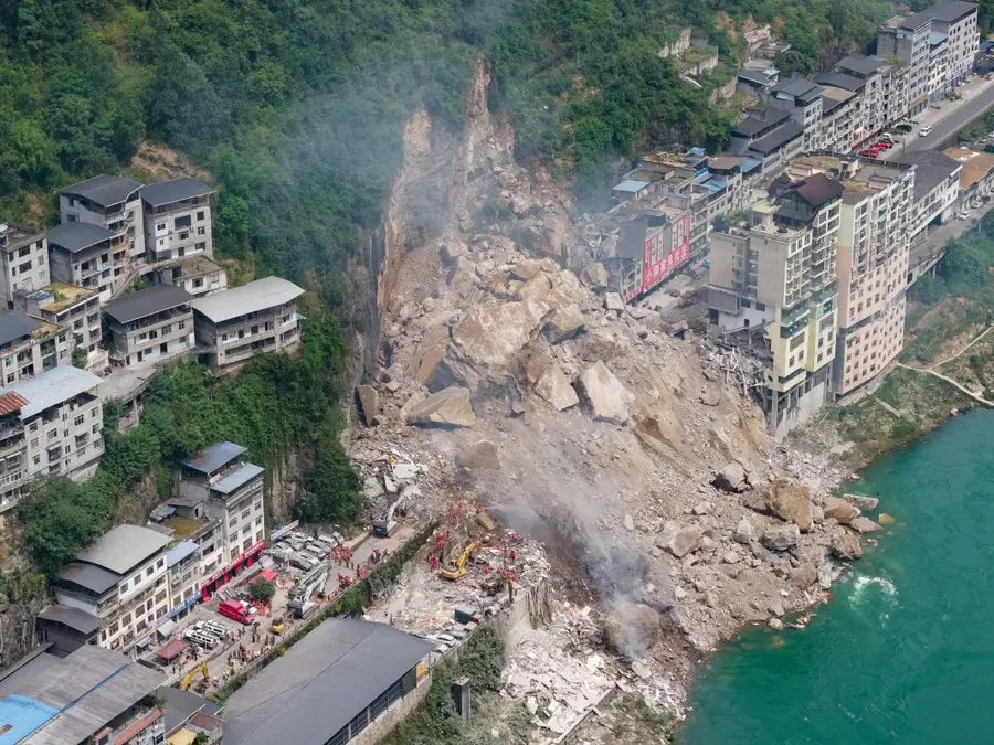 Landslide hits China’s Chongqing: 8 killed, 34 missing as multiple buildings collapse