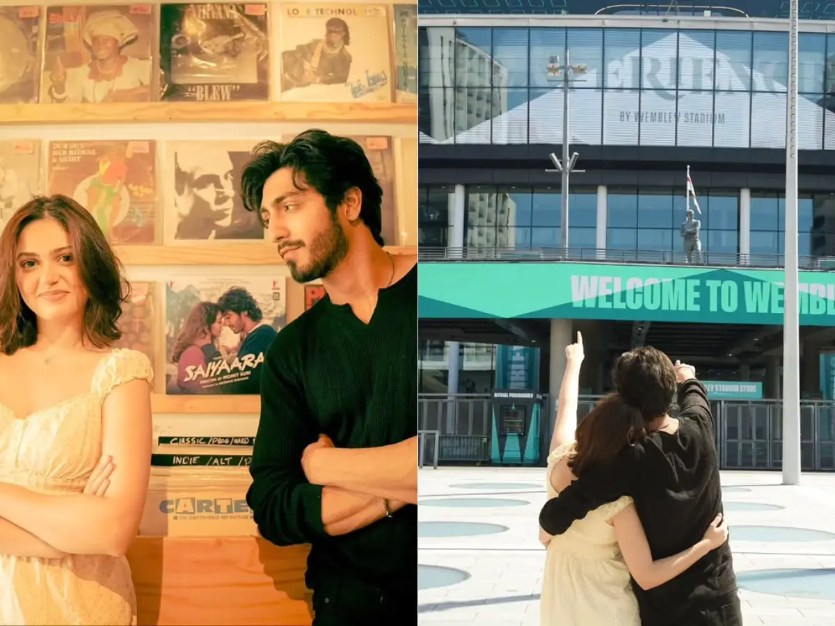 Saiyaara turns 1: Ahaan Panday and Aneet Padda revisit Wembley Stadium to celebrate milestone Saiyaara turns 1: Ahaan Panday and Aneet Padda revisit Wembley Stadium to celebrate milestone