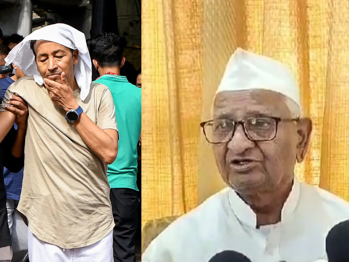 'What is wrong...': Anna Hazare breaks silence on Sonam Wangchuk's protest, makes an appeal to Centre 'What is wrong...': Anna Hazare breaks silence on Sonam Wangchuk's protest, makes an appeal to Centre