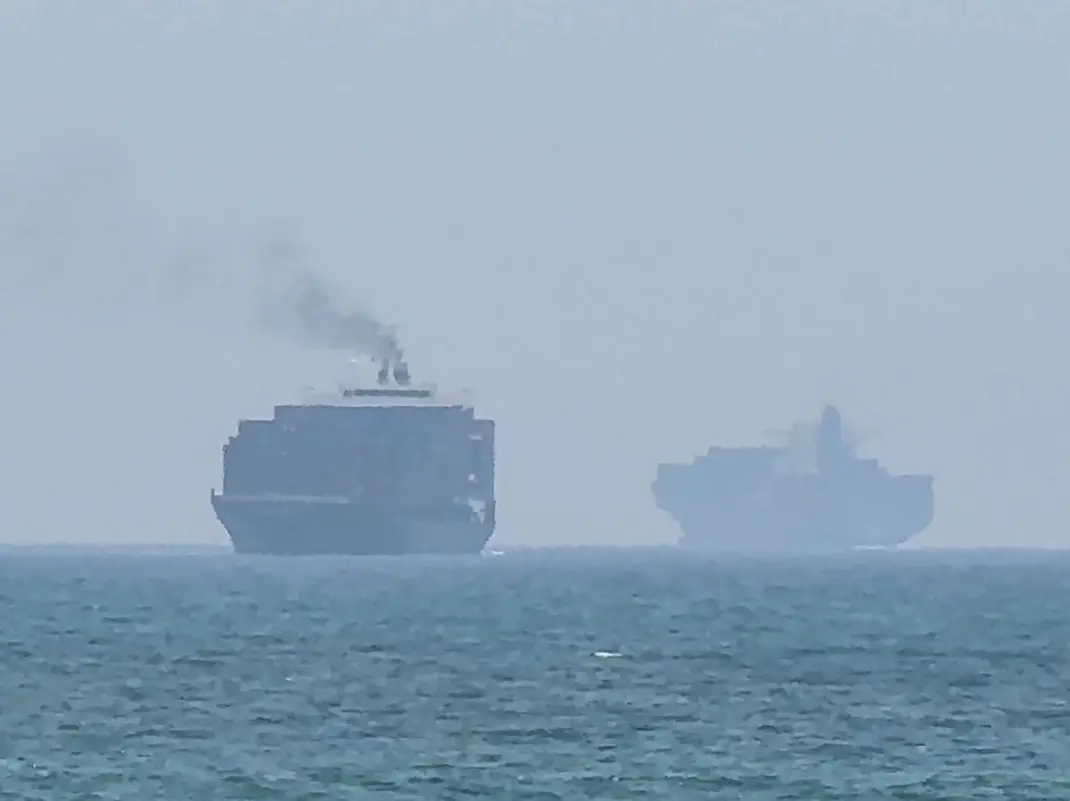 IRGC claims two ships were involved in an 'accident' after Strait of Hormuz 'violation' IRGC claims two ships were involved in an 'accident' after Strait of Hormuz 'violation'