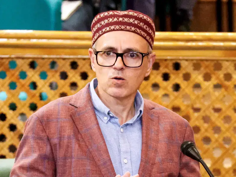 Omar Abdullah's NC stages protest in Delhi, demands restoration of J&K statehood Omar Abdullah's NC stages protest in Delhi, demands restoration of J&K statehood