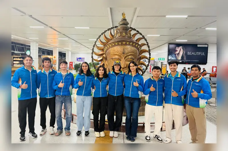 Indian fencing squad departs for senior world championships 2026 in Hong Kong Indian fencing squad departs for senior world championships 2026 in Hong Kong