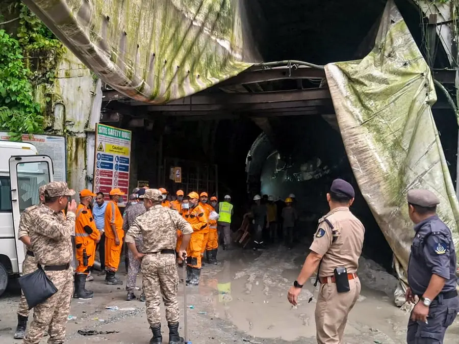 At least nine dead, several trapped as methane explosion triggers landslide inside tunnel in Sikkim
