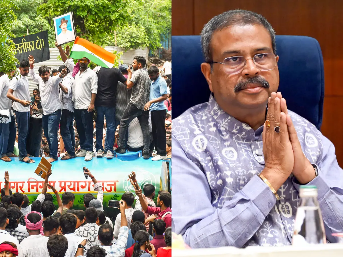 Students step up, education minister Dharmendra Pradhan steps down Students step up, education minister Dharmendra Pradhan steps down