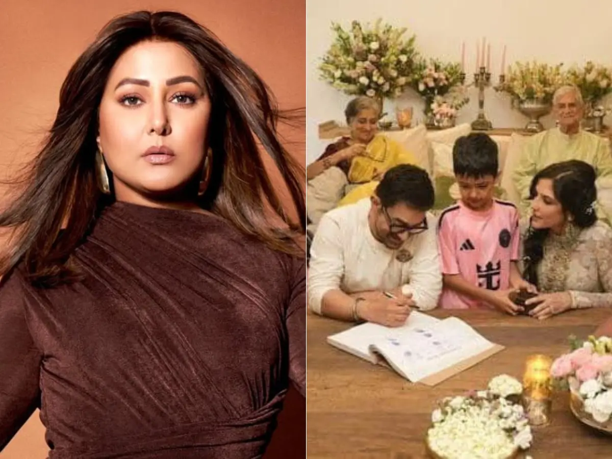 Hina Khan reacts to Aamir Khan’s third marriage with Gauri Spratt: 'Not acceptable in our society'