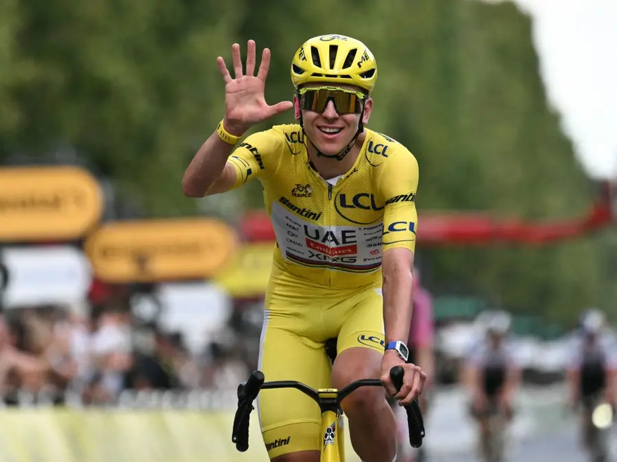 Two-time world champ Tadej Pogacar wins record-equalling fifth Tour de France