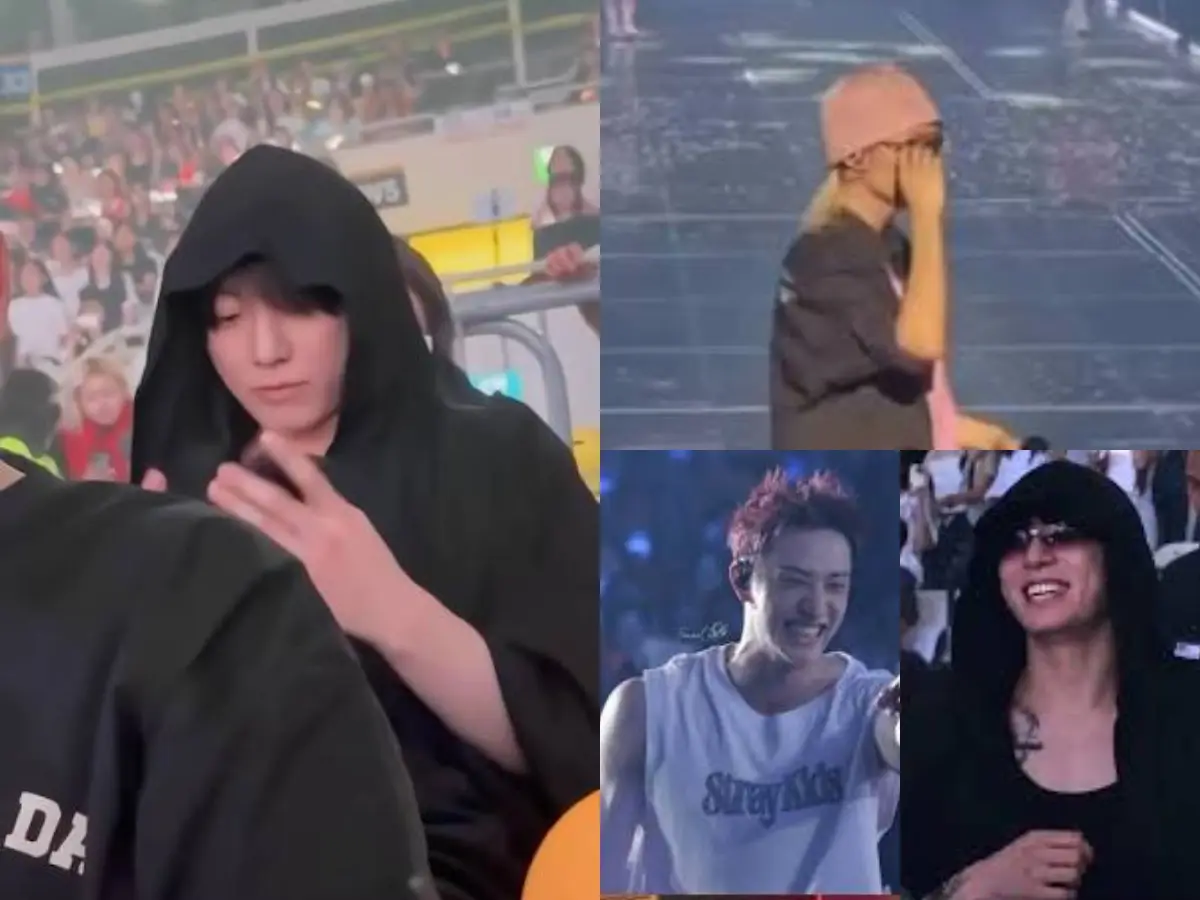 BTS' Jungkook opens up about attending Stray Kids' concert, praises Bang Chan in live broadcast BTS' Jungkook opens up about attending Stray Kids' concert, praises Bang Chan in live broadcast
