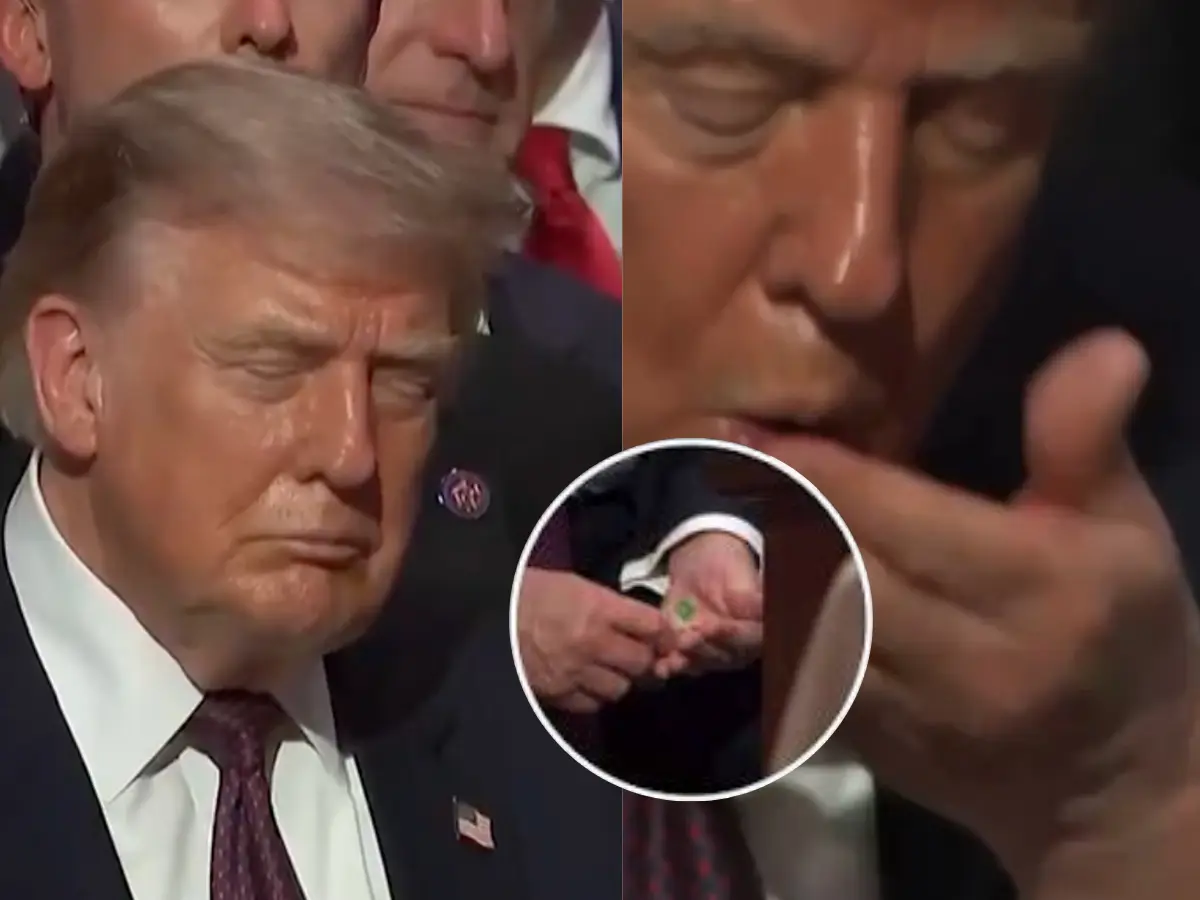 Trump pops THIS, then appears to doze off at Lindsey Graham’s funeral: Watch Trump pops THIS, then appears to doze off at Lindsey Graham’s funeral: Watch
