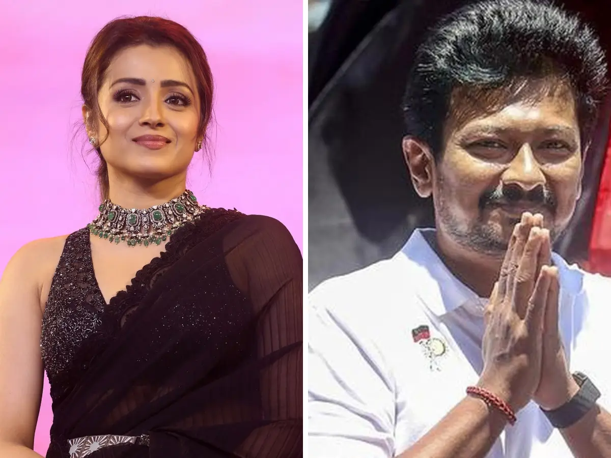 Tamil Nadu leader Udhayanidhi Stalin draws severe backlash over derogatory remark against Trisha Tamil Nadu leader Udhayanidhi Stalin draws severe backlash over derogatory remark against Trisha