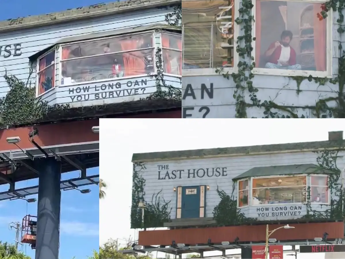 A man inside a billboard? Netflix’s bizarre The Last House promo leaves the internet stunned A man inside a billboard? Netflix’s bizarre The Last House promo leaves the internet stunned