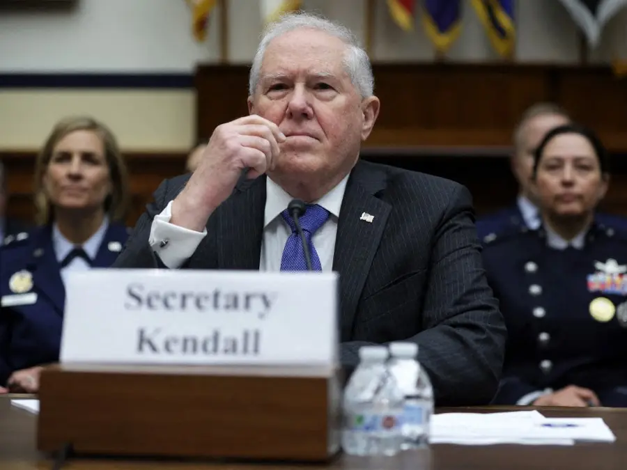 Pentagon revokes former Air Force secretary Frank Kendall’s classified access over alleged Air Force One disclosure