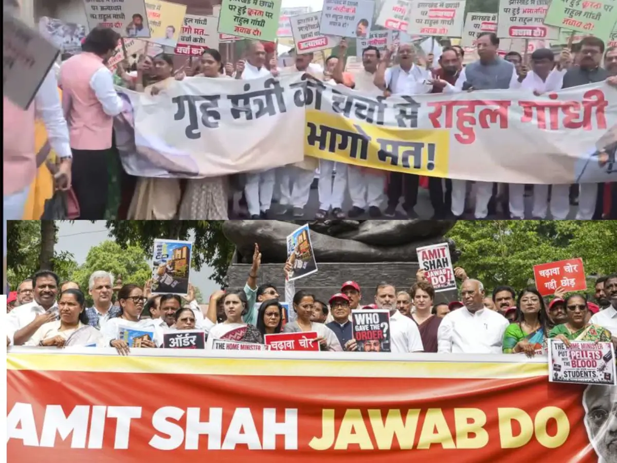 BJP wants Rahul Gandhi's response on Jharkhand lathi-charge, Opposition asks: 'Where is Amit Shah' BJP wants Rahul Gandhi's response on Jharkhand lathi-charge, Opposition asks: 'Where is Amit Shah'