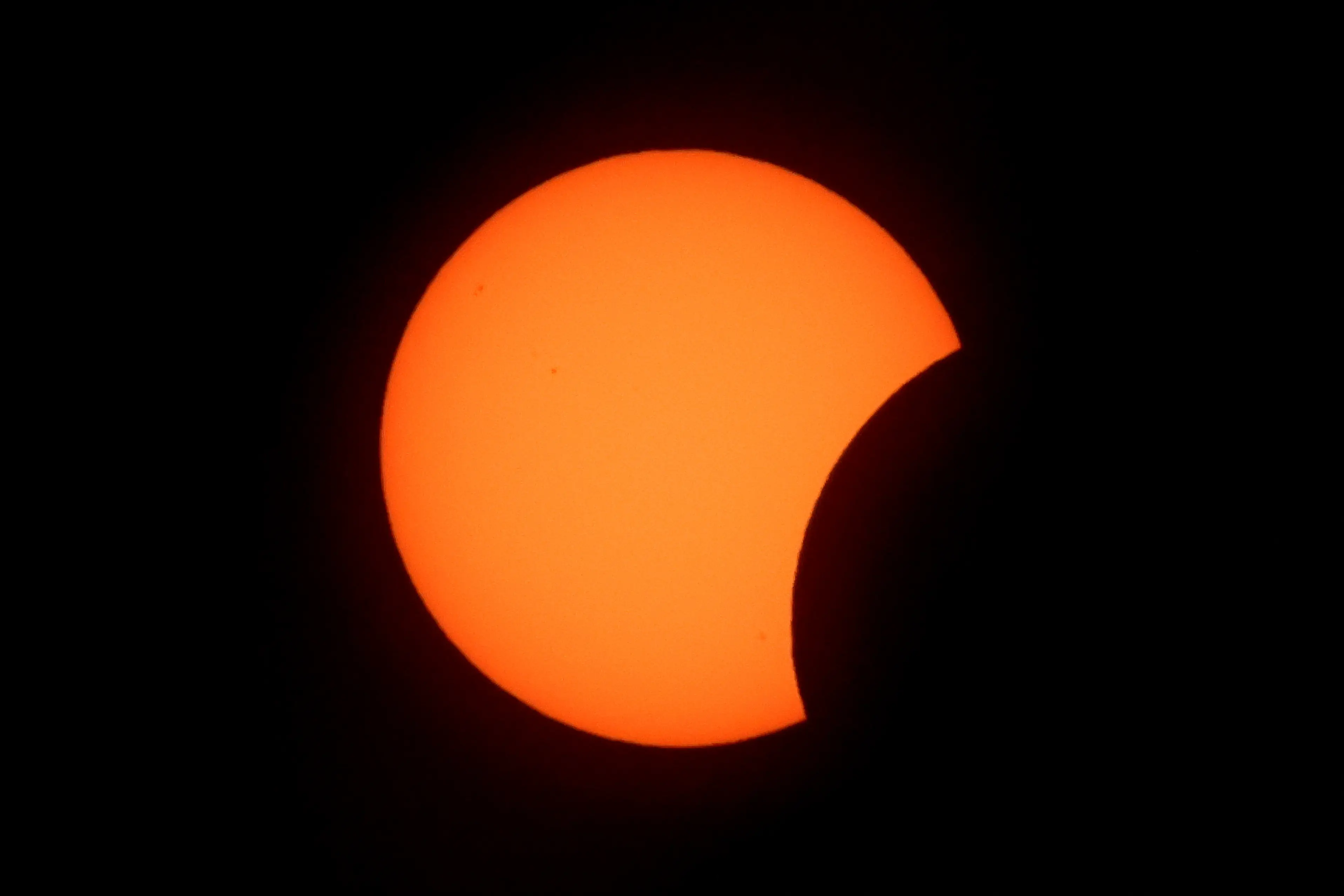 A rare total solar eclipse sweeps across Europe