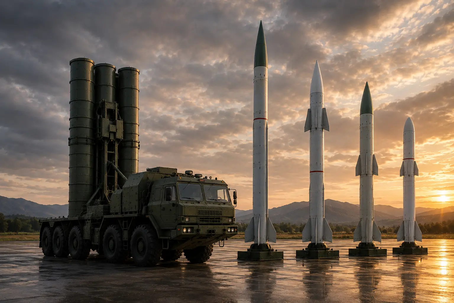 Why does the S-400 carry four different missiles instead of one?