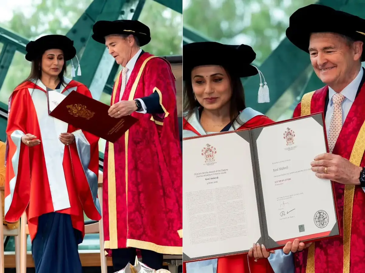 Rani Mukerji gets emotional after receiving La Trobe Honorary Doctorate | Watch