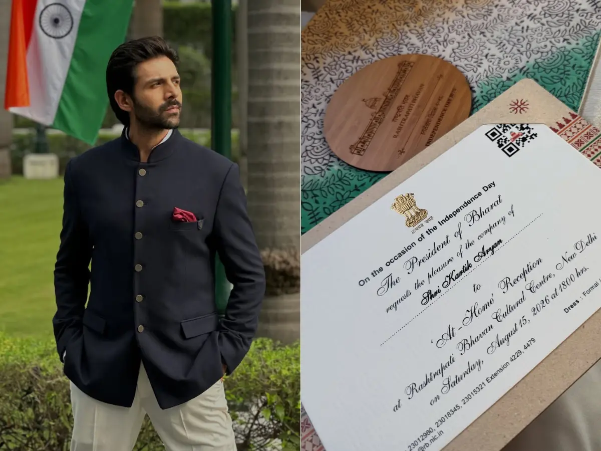 Kartik Aaryan attends President Droupadi Murmu’s Independence Day ‘At Home’ reception