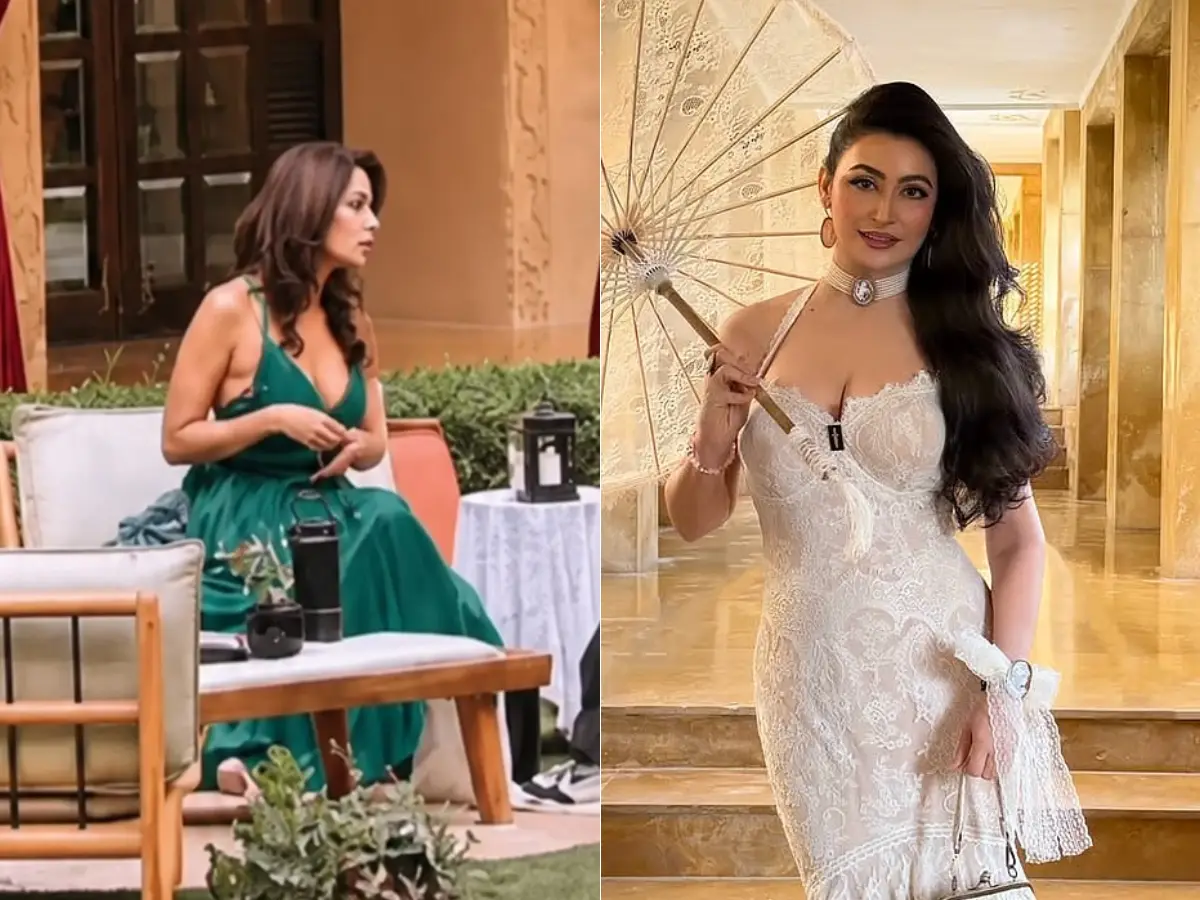 The Traitors Season 2: Shalini Passi takes a dig at Mallika Sherawat's Dolce dress, calls it fake The Traitors Season 2: Shalini Passi takes a dig at Mallika Sherawat's Dolce dress, calls it fake