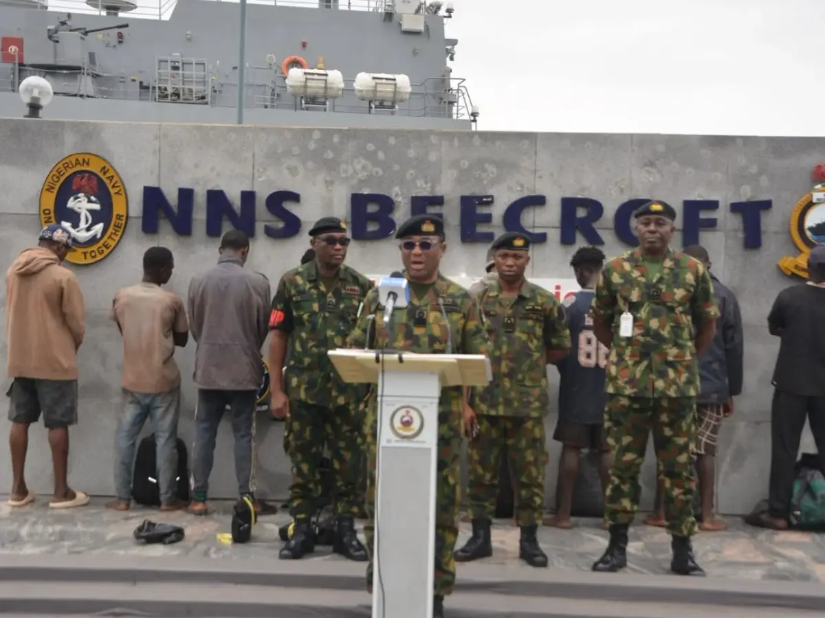 Nigerian Navy hands over nine suspected stowaways to immigration service
