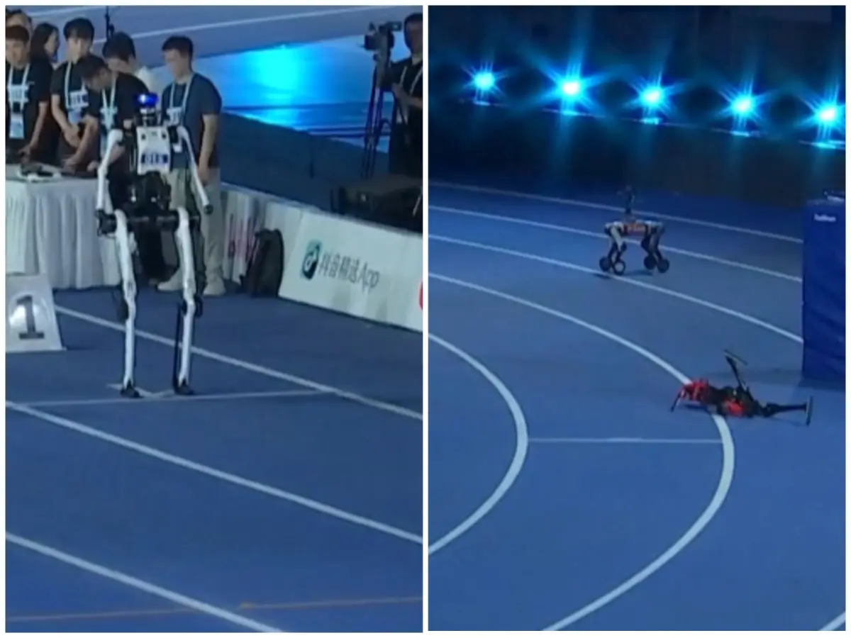 WATCH: Chinese humanoid robots beat Usain Bolt's 100m record at World Humanoid Robot Games WATCH: Chinese humanoid robots beat Usain Bolt's 100m record at World Humanoid Robot Games