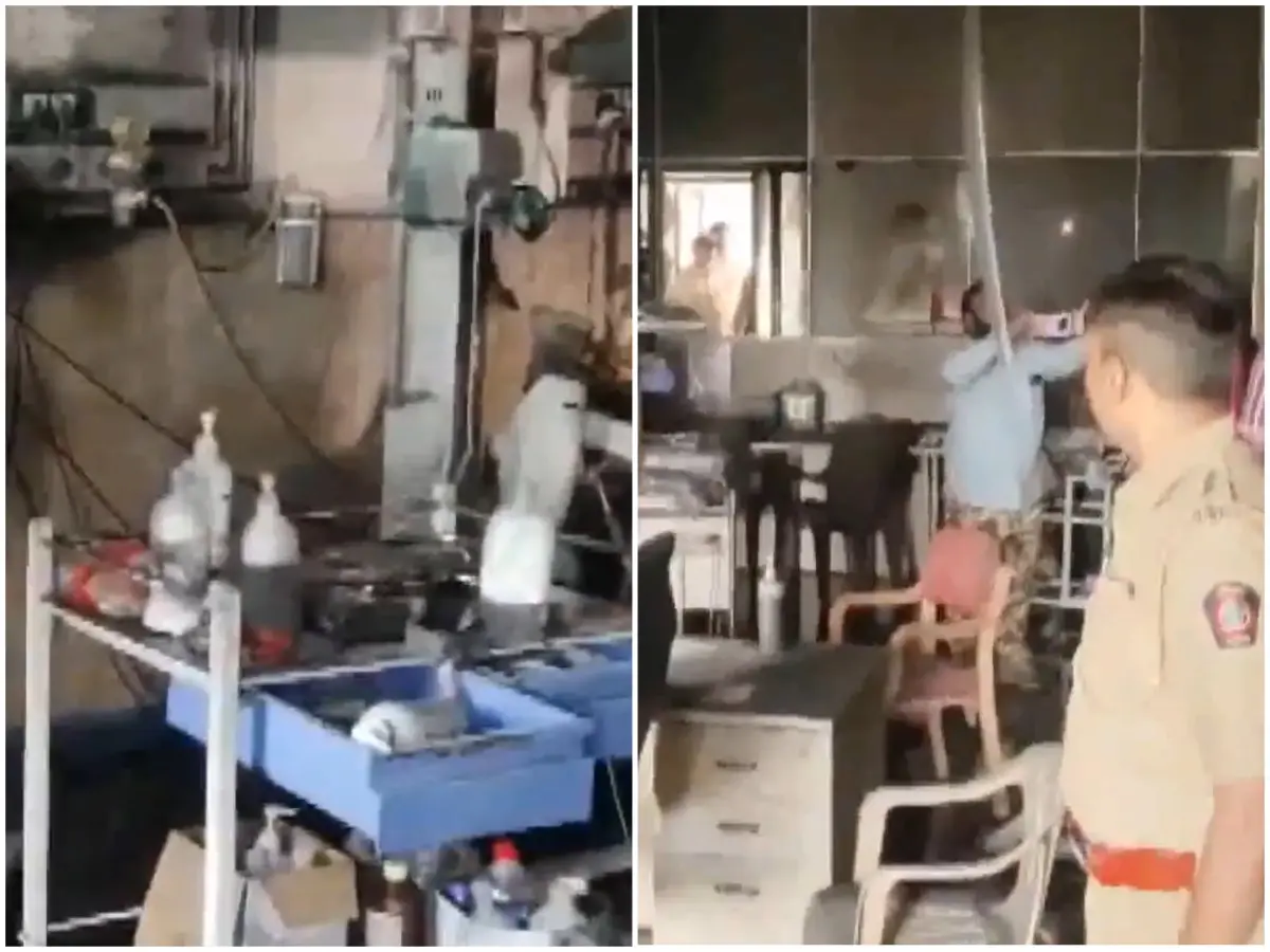 3 newborns dead as ventilator blast causes massive fire at Maharashtra hospital