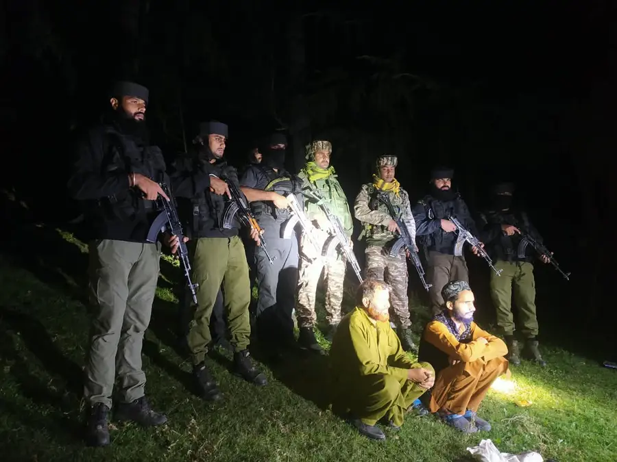 Two terror associates arrested in Pulwama; arms and ammunition recovered