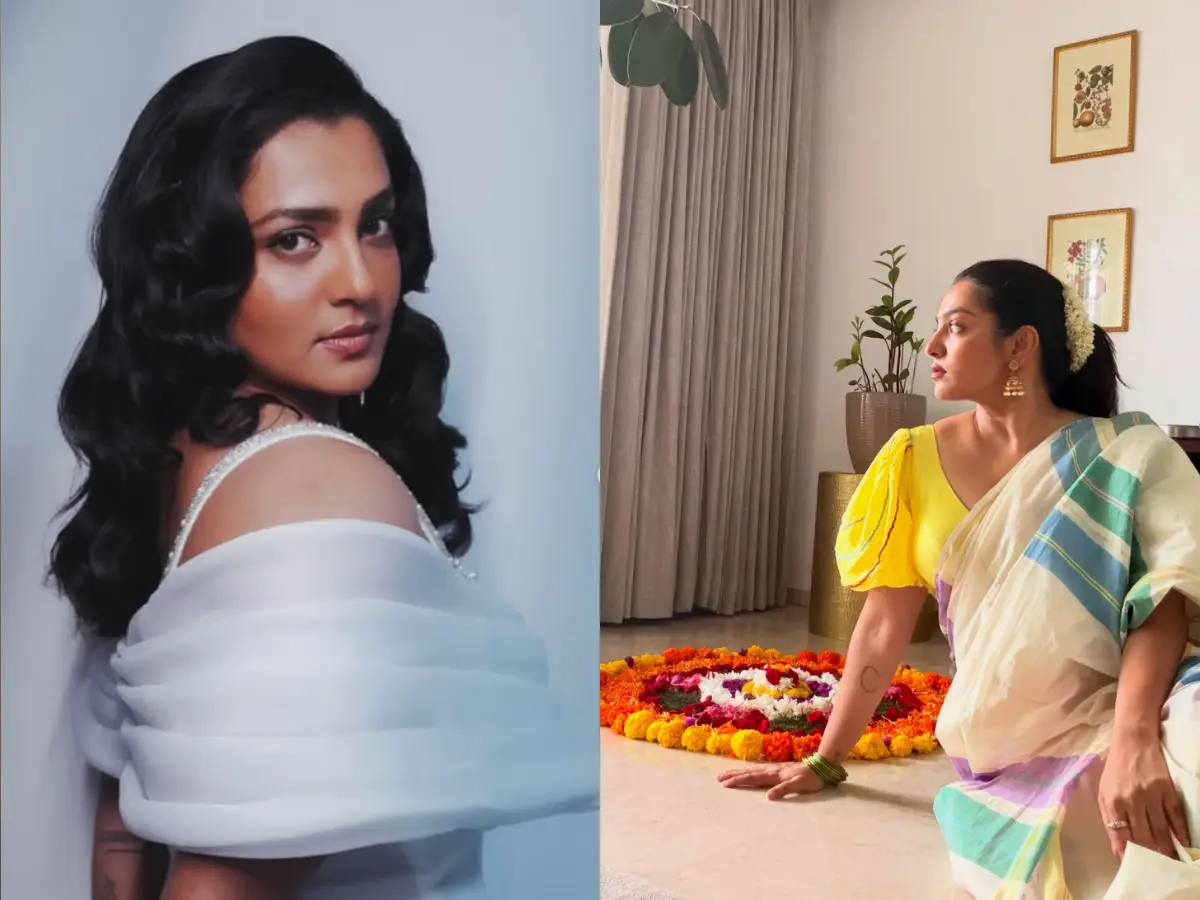Parvathy Thiruvothu celebrates a 'special' Onam with parents, shares glimpses of Sadya and pookalam Parvathy Thiruvothu celebrates a 'special' Onam with parents, shares glimpses of Sadya and pookalam