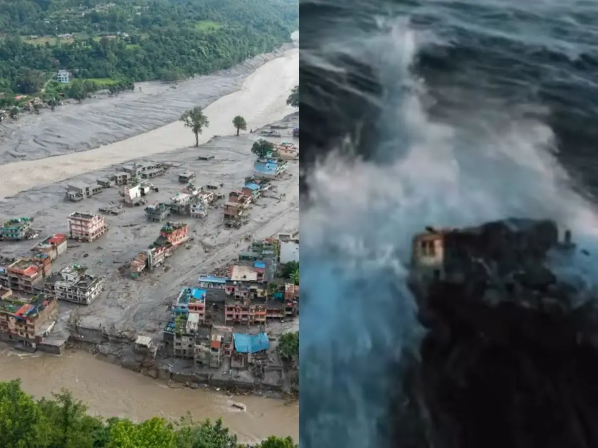 Nepal's flash floods look ripped straight out of Hollywood's disaster film 2012 Nepal's flash floods look ripped straight out of Hollywood's disaster film 2012