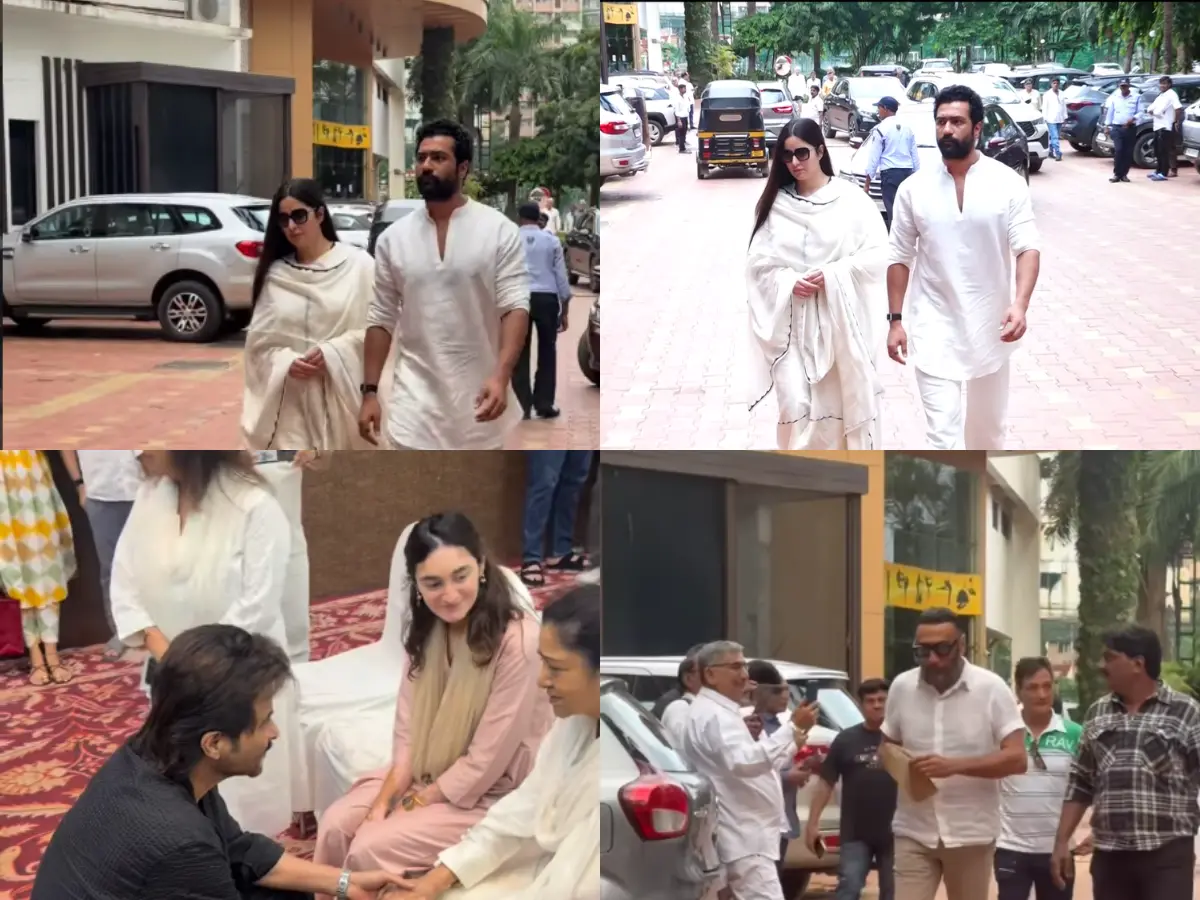 Kuku Kohli’s prayer meet: Aruna Irani in tears; Katrina Kaif, Vicky Kaushal, Asha Parekh and others attend Kuku Kohli’s prayer meet: Aruna Irani in tears; Katrina Kaif, Vicky Kaushal, Asha Parekh and others attend