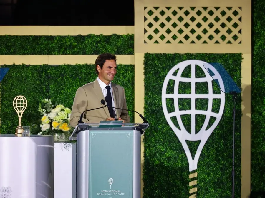 ‘Greatest honour of my life’: A tearful Roger Federer enters Tennis Hall of Fame