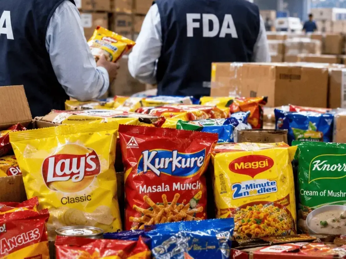 Lay’s, Maggi, Kurkure among fake, expired food products seized in FDA raids in Mumbai, Noida