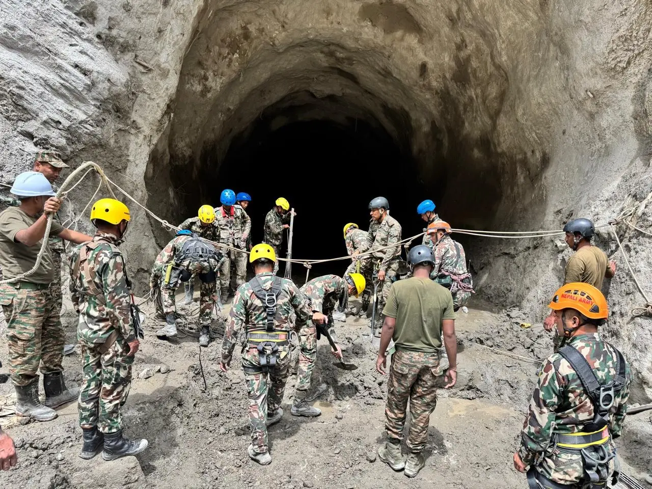 Indian tunnel rescue team makes progress at Chilime, Langtang hydropower sites in Nepal Indian tunnel rescue team makes progress at Chilime, Langtang hydropower sites in Nepal