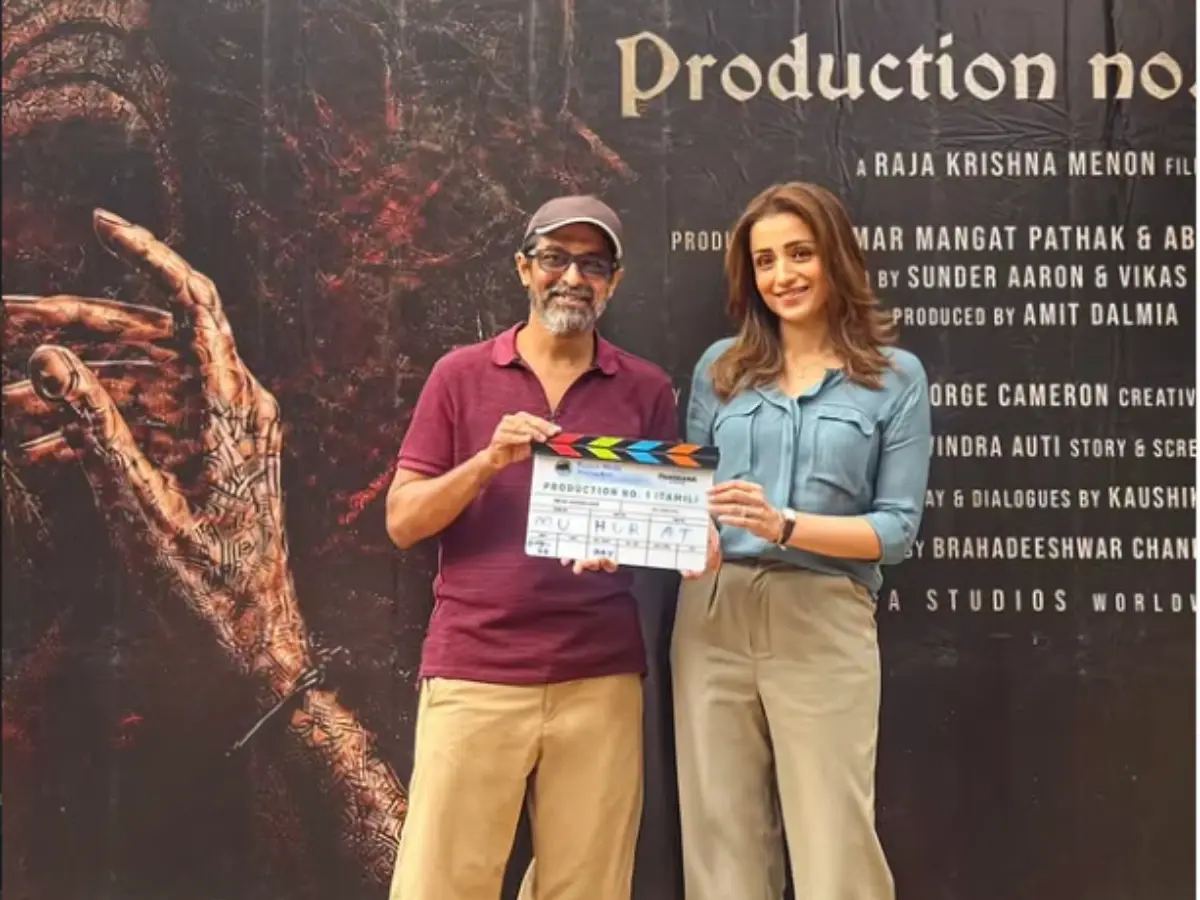 Trisha Krishnan, Radhika Sarathkumar, Aparna Balamurali begin shooting for psychological horror in London; details inside Trisha Krishnan, Radhika Sarathkumar, Aparna Balamurali begin shooting for psychological horror in London; details inside