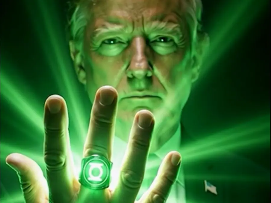 Watch | White House portrays Trump as Green Lantern in AI video