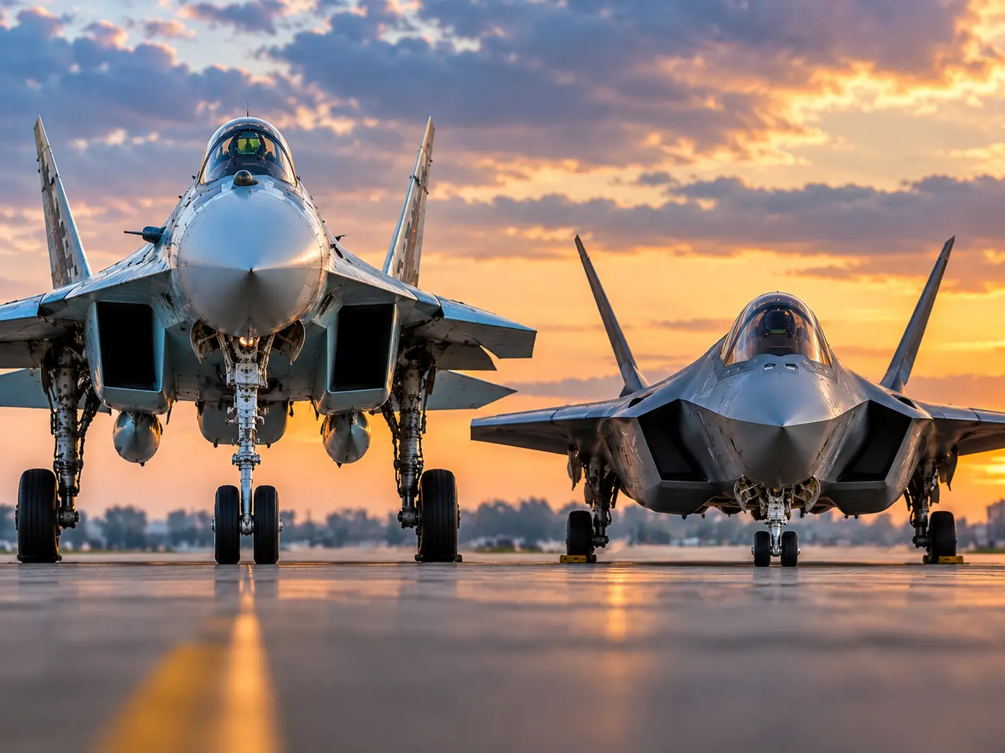 Why Russian fighter jets sit much higher off the ground compared to US jets