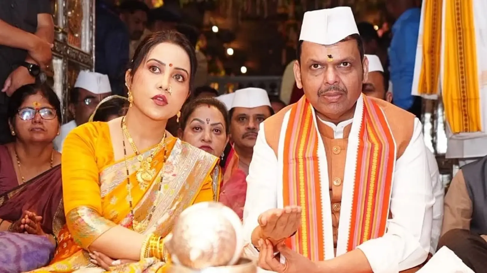 ‘Festivals are inclusive, if Muslim comes to garba...’: CM Fadnavis’s wife Amruta contests VHP ban