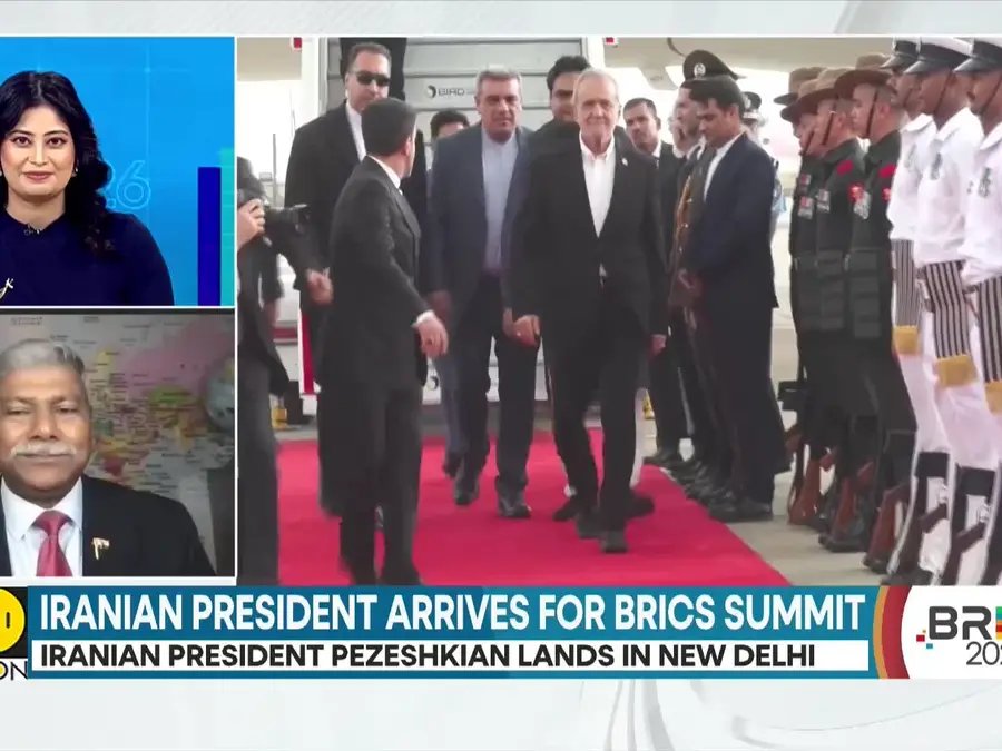 BRICS Summit 2026: Iranian president Pezeshkian lands in New Delhi