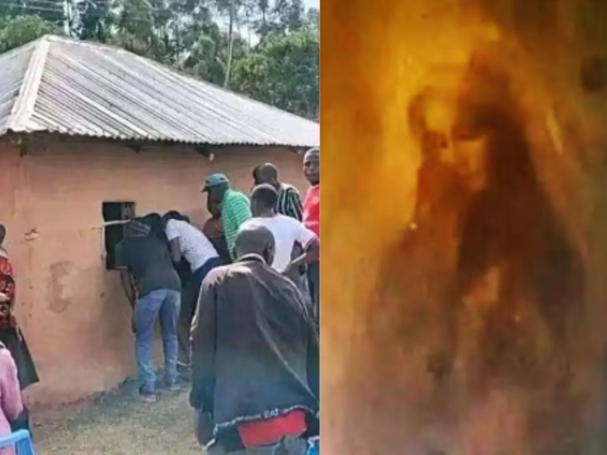 Frustrated man demolishes his kitchen after thousands flock to see Mother Mary his wife spotted on the wall Frustrated man demolishes his kitchen after thousands flock to see Mother Mary his wife spotted on the wall