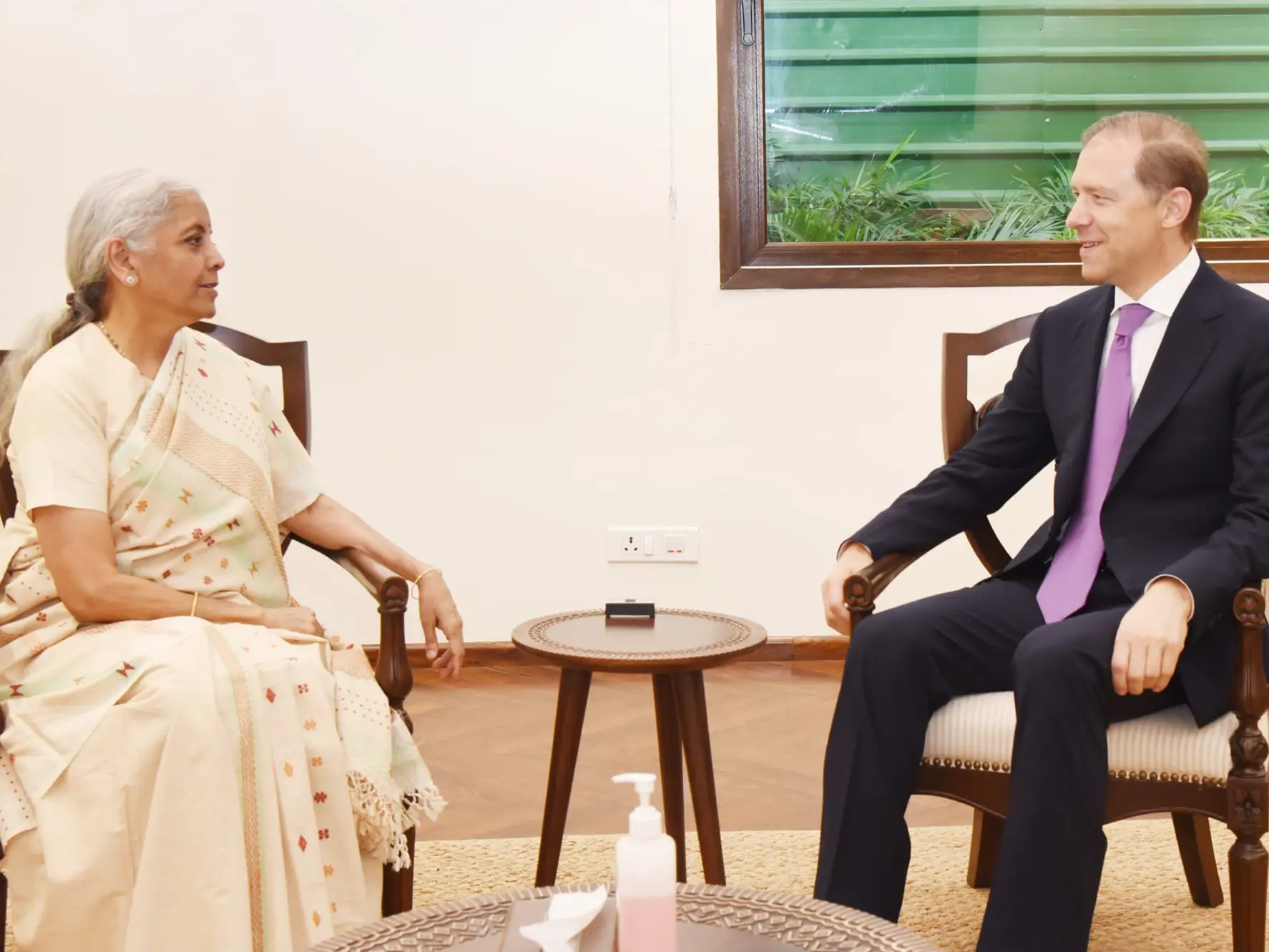 FM Sitharaman meets Putin’s deputy Manturov on BRICS sidelines, pushes for deeper economic ties FM Sitharaman meets Putin’s deputy Manturov on BRICS sidelines, pushes for deeper economic ties