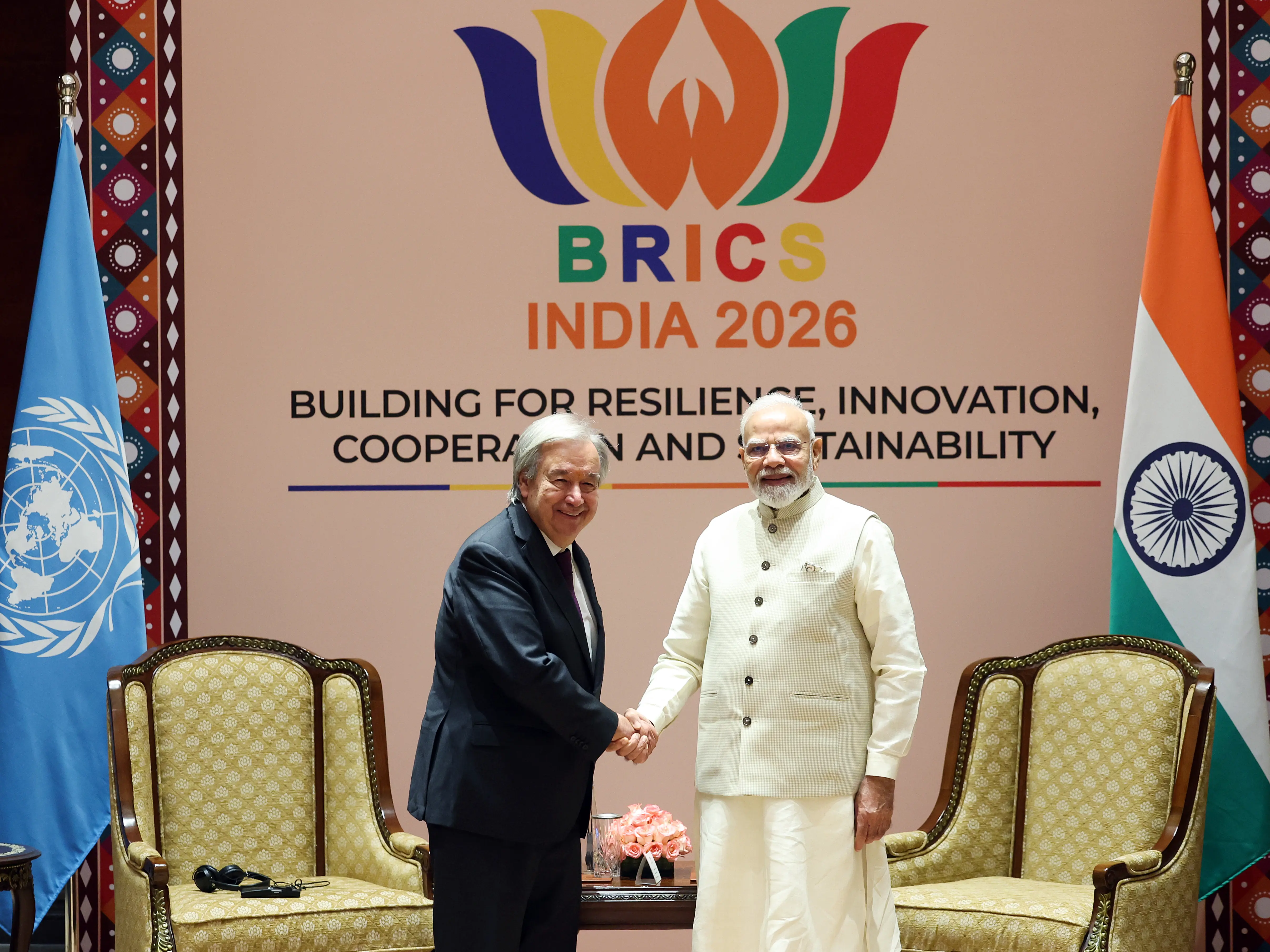 BRICS Summit: Modi-Guterres discuss West Asia, Ukraine and UN reforms BRICS Summit: Modi-Guterres discuss West Asia, Ukraine and UN reforms