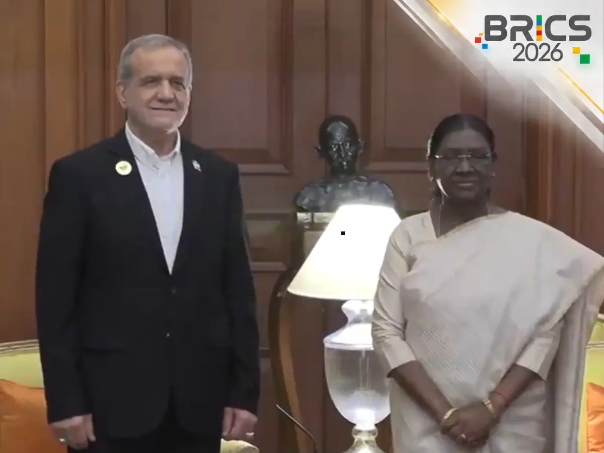 BRICS Summit 2026 LIVE Updates: Iranian President Pezeshkian meets President Droupadi Murmu at Rashtrapati Bhavan