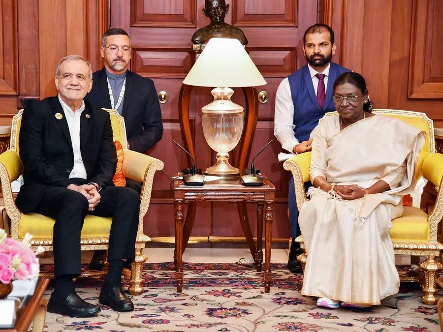 From Tehran's royal past to Delhi: Pezeshkian visits Iranian Hall at Rashtrapati Bhavan | WATCH
