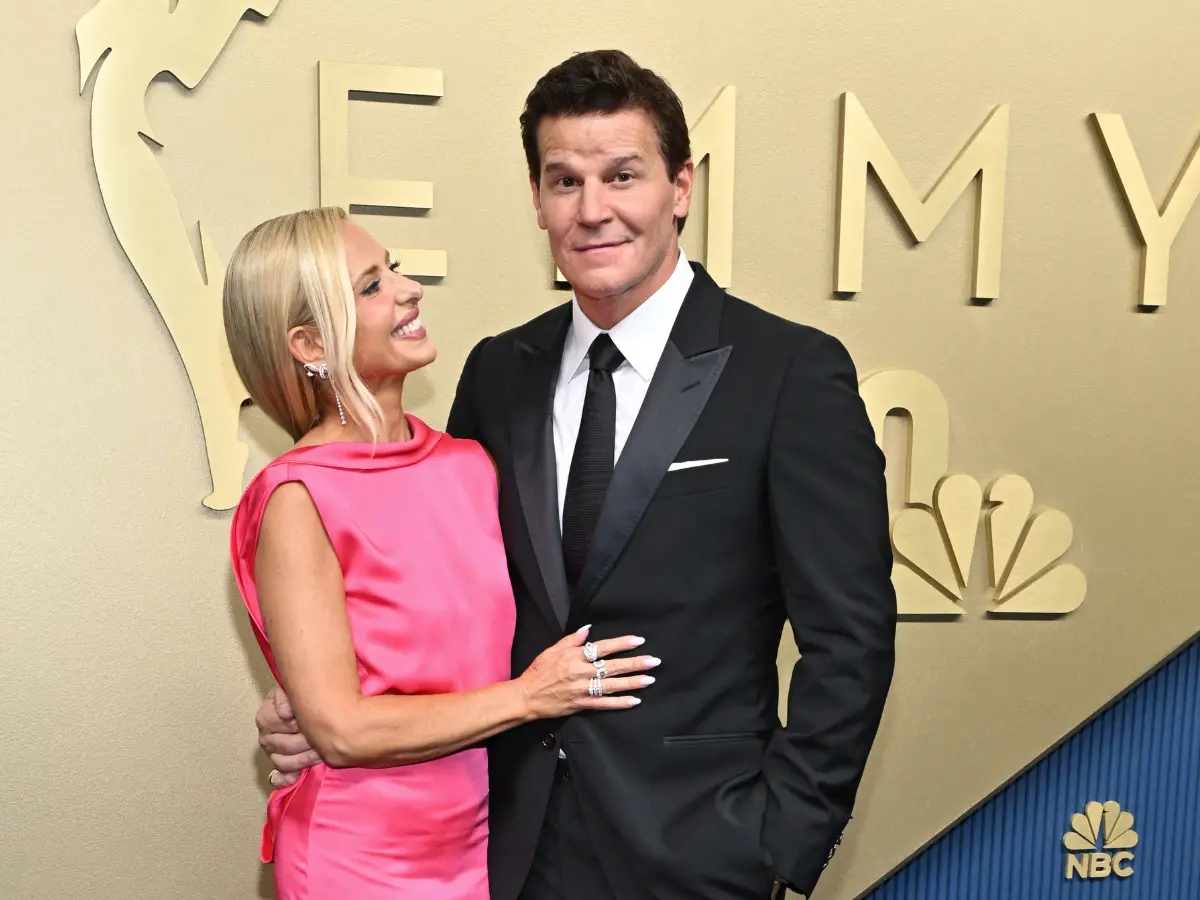 Sarah Michelle Gellar and David Boreanaz