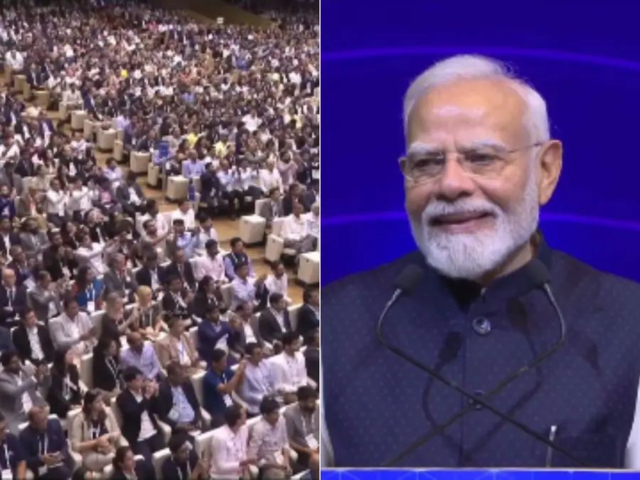 ‘Happy birthday Modi ji’: Crowd erupts in loud cheers at SEMICON India 2026 | WATCH