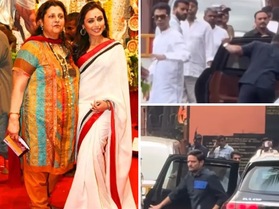 Rani Mukerji's mother Krishna Mukerji passes away; Karan Johar, Jaideep Ahlawat visit actress