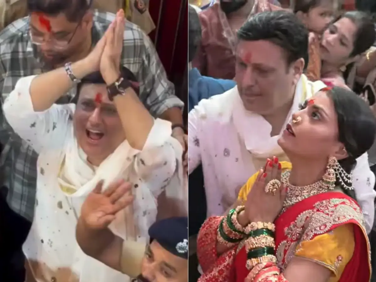 Govinda seeks blessings at Lalbaugcha Raja with rumoured girlfriend following wife Sunita Ahuja’s solo visit Govinda seeks blessings at Lalbaugcha Raja with rumoured girlfriend following wife Sunita Ahuja’s solo visit