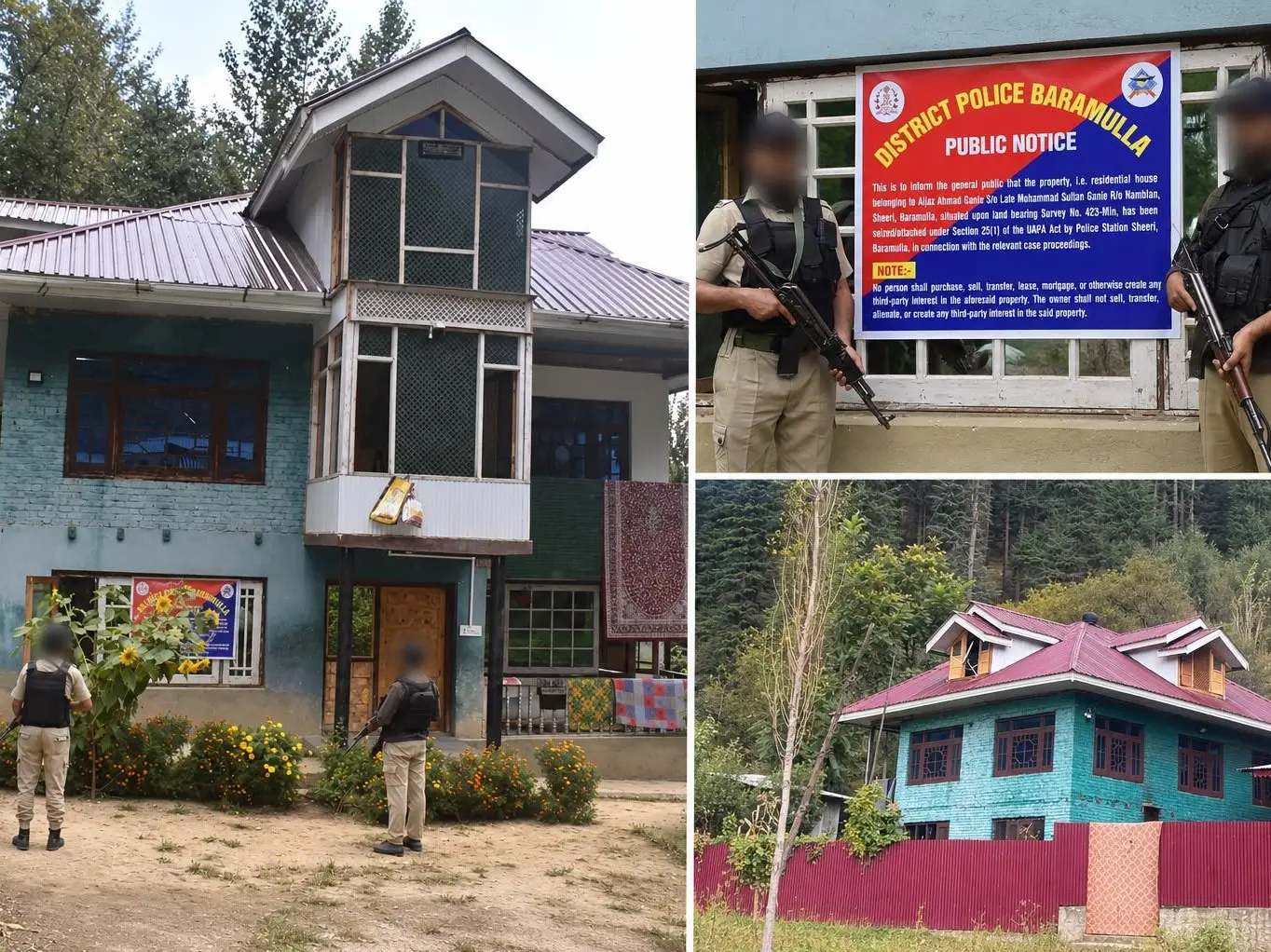 UAPA invoked against Baramulla man after arms recovery, house attached UAPA invoked against Baramulla man after arms recovery, house attached