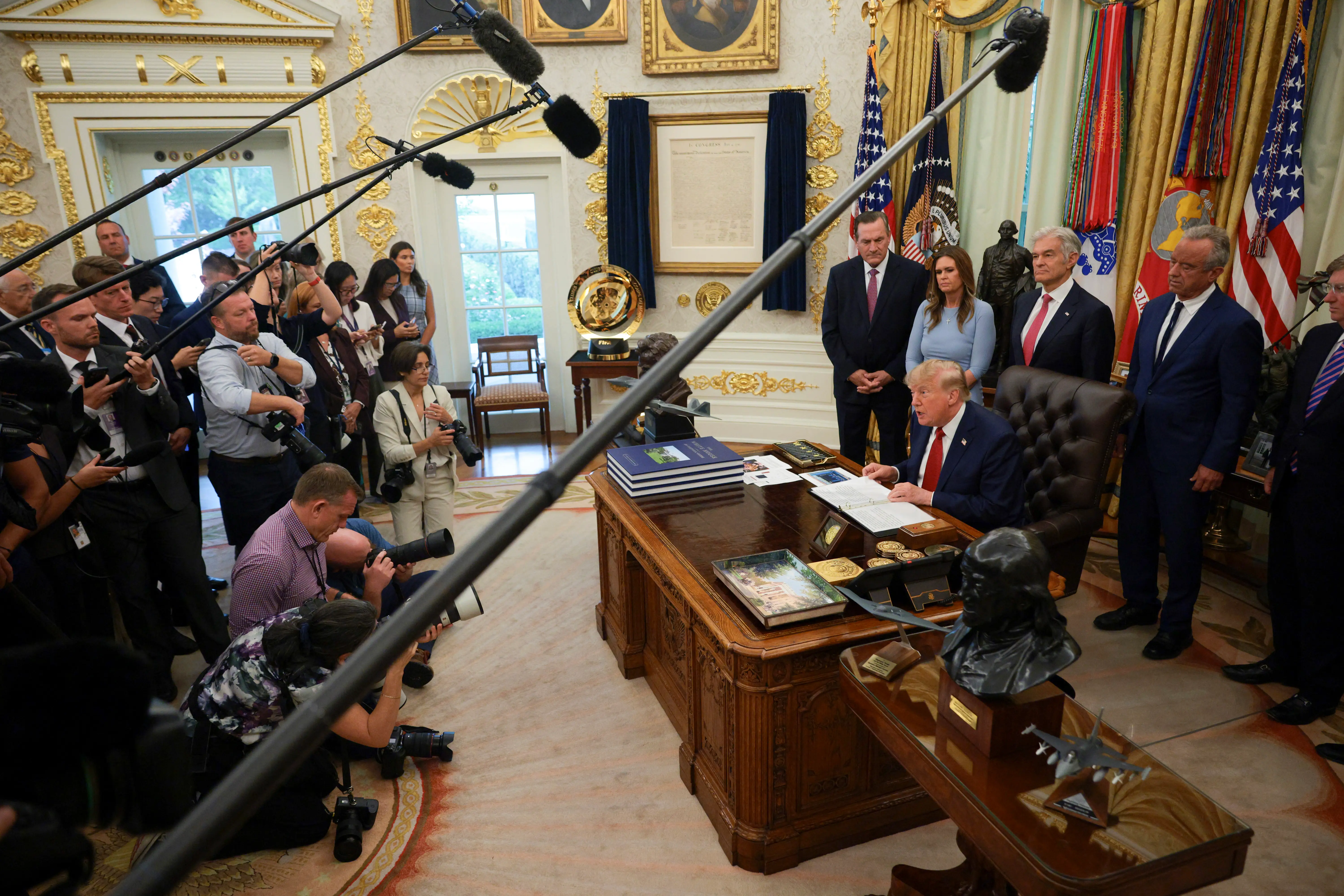 White House access is 'privilege': DOJ cites national security for Trump media ban