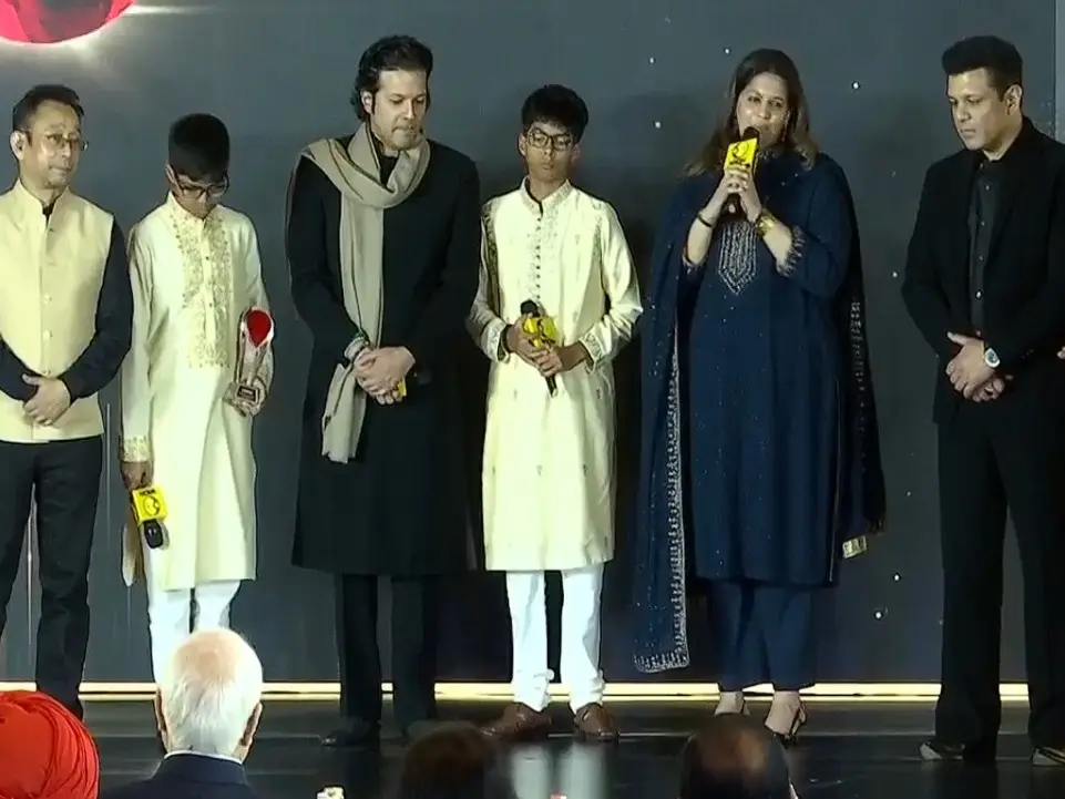 WION Iconic Awards 2026: Ustad Amjad Ali Khan & family honoured; sons Amaan and Ayan and grandsons accept special honour WION Iconic Awards 2026: Ustad Amjad Ali Khan & family honoured; sons Amaan and Ayan and grandsons accept special honour
