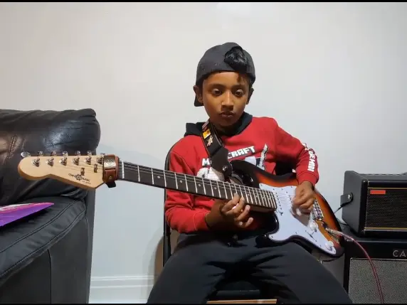 Meet Adrian Abraham: 9-year-old Indian-origin guitar prodigy aiming for a Guinness World Record Meet Adrian Abraham: 9-year-old Indian-origin guitar prodigy aiming for a Guinness World Record
